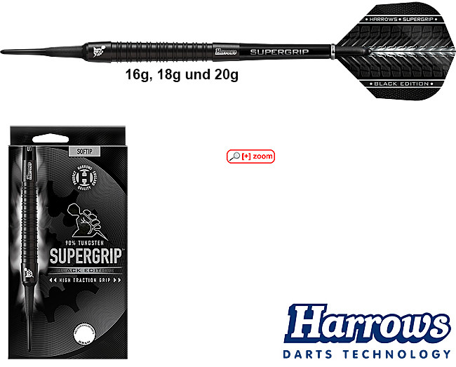 HARROWS Supergrip Black Edition 90% Soft