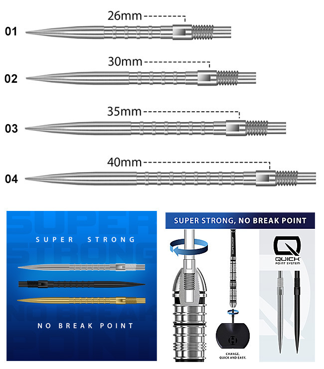HARROWS HM Grip - Silver Quick Point