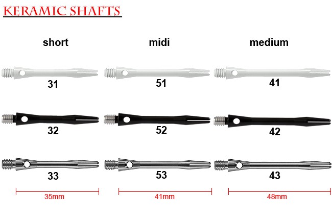 HARROWS Keramic Shafts