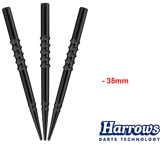 HARROWS Ridge Machined Black Points 35mm