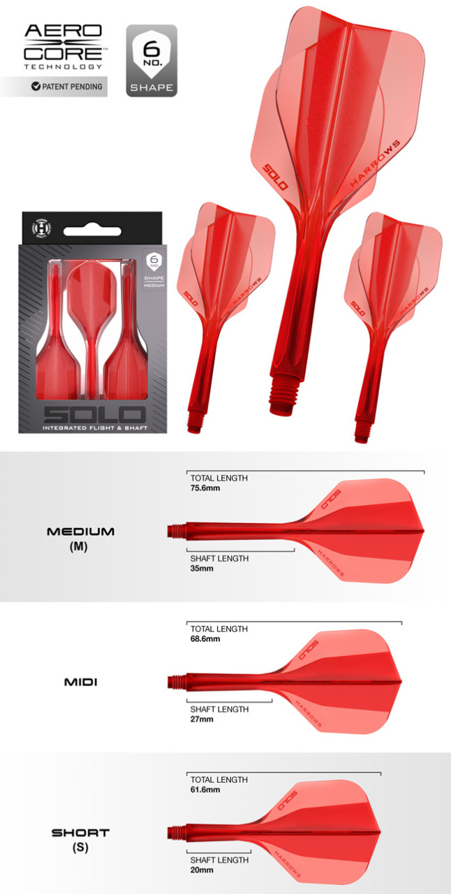 HARROWS Solo 6 Flights Red