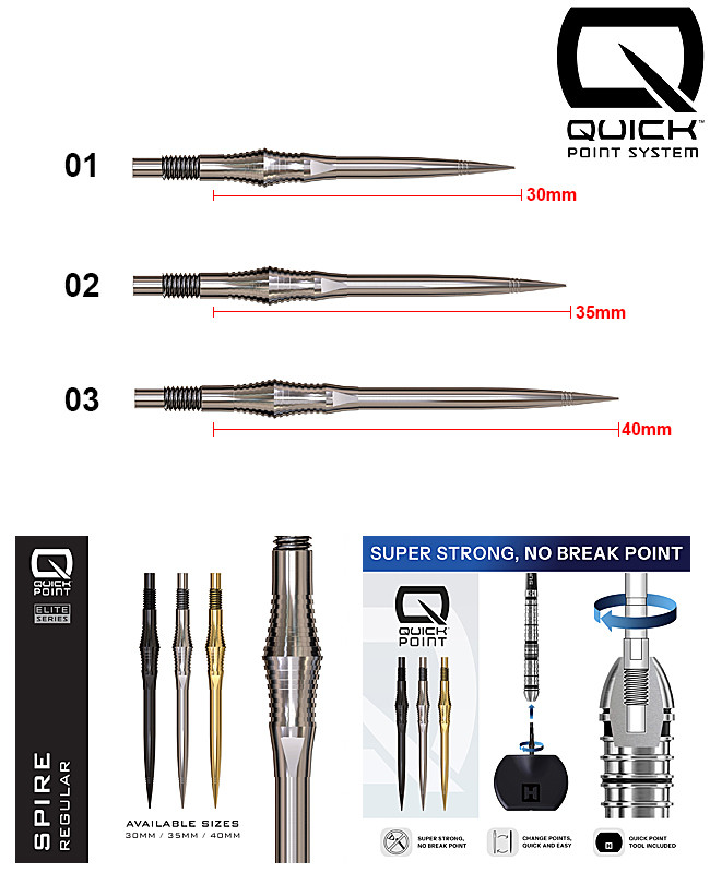 HARROWS Spire QUICK Point Silver