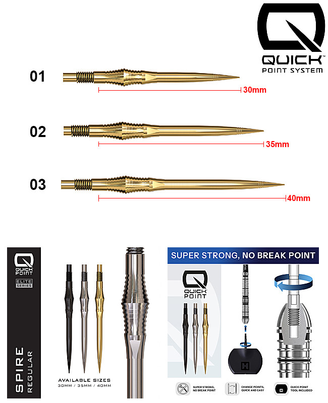 HARROWS Spire QUICK Point Gold