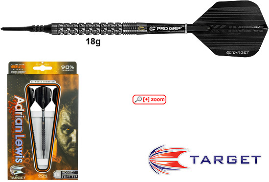TARGET Adrian Lewis Pixelgrip black
