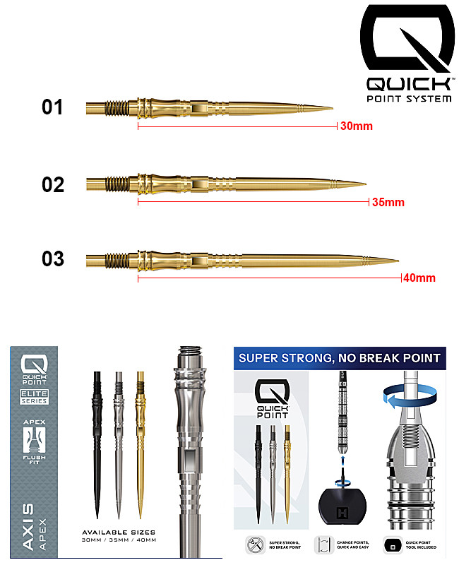 HARROWS Axis Apex QUICK Points Gold