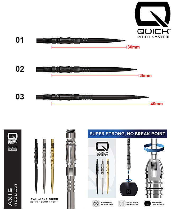 HARROWS Axis QUICK Point Black