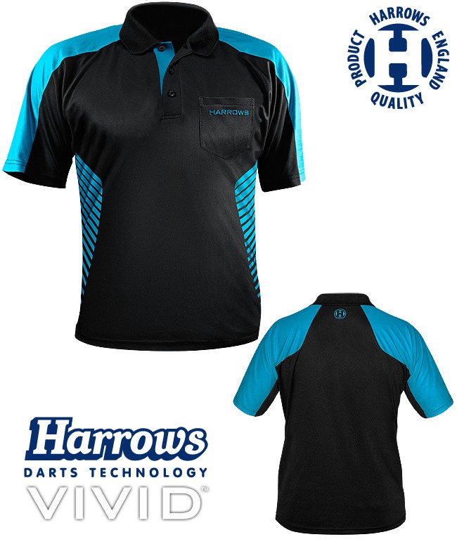 HARROWS Vivid Shirt black/aqua