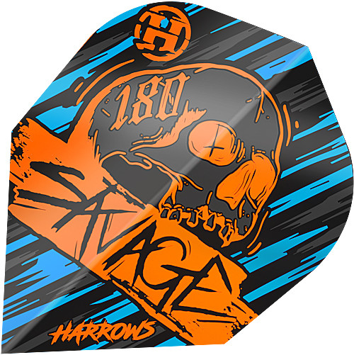 HARROWS Flights Savage Orange/Blue