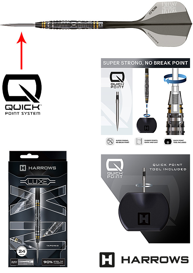 HARROWS NX Luxe Tapered QUICK Point 90%