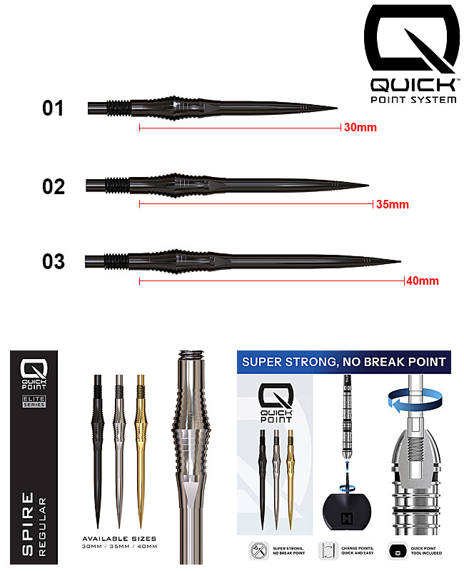 HARROWS Spire QUICK Point Black